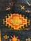 20th Century Blue Yellow Orange Berber Moroccan Rug, 1950s, Image 4