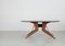Italian Sculptural Oval Dining Table with Black Glass Top, 1950s, Image 6