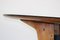 Italian Sculptural Oval Dining Table with Black Glass Top, 1950s, Image 15