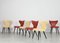 Stühle mit Bezug aus Kunstleder von Thonet, 1950er, 6er Set 2