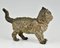 Sculpture Vienne Antique en Bronze d'un Chat de Bergman, 1900s 6