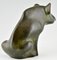 Bronzeskulptur eines Wildschweins, Claude Lhoste, 1993 4