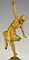 Jugendstil Bronzeskulptur einer Tänzerin von Jean Garnier 10