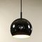 Lampada a sospensione vintage sferica placcata in cromo, anni '60, Immagine 3
