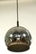Lampada a sospensione vintage sferica placcata in cromo, anni '60, Immagine 4