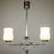 Art Deco Chrome & Glass Pendant Bar Lamp, 1930s 2