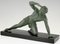 Art Deco Sculpture of a Man on the Lookout by Jean De Roncourt, France, 1930s 3