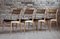 Dining Chairs Reupholstered in Kvadrat Fabric by Edmund Homa for Gościcińskie Fabryki Mebli, Set of 4 3