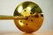 Art Deco Bauhaus Glass & Brass Rod Pendant Lamp, 1930s, Image 9