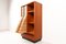 Vintage Danish Teak Cabinet with Tambour Front, 1950s, Image 4