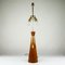 Vintage Teak Diabolo Table Lamp with Telescopic Rod, 1960s 3