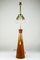 Lámpara de mesa diábolo vintage de teca con varilla telescópica, años 60, Imagen 2