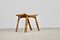 Tabouret Mid-Century en Rotin 1