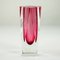 Vase Obstr Block Sommerso en Verre Murano Oball de Vetreria Artistica, 1970s 1