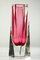 Faceted Sommerso Murano Glass Oball Block Vase from Vetreria Artistica, 1970s 3