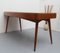 Walnut & Leather Diplomat Desk, 1950s 3