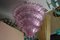 Lampadario a forma di palmette rosa di Barovier & Toso, Immagine 11