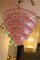 Pinke Palmette Kronleuchter von Barovier & Toso 14