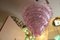 Lampadario a forma di palmette rosa di Barovier & Toso, Immagine 13