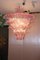 Lampadario a forma di palmette rosa di Barovier & Toso, Immagine 5