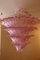 Pinke Palmette Kronleuchter von Barovier & Toso 25