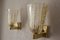 Gold Pulegoso Murano Glass Sconces by Barovier, Set of 2 15