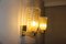 Goldene Pulegoso Wandlampen aus Muranoglas von Barovier, 2er Set 3