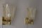 Gold Pulegoso Murano Glass Sconces by Barovier, Set of 2 1