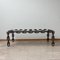 Large Belgian Brutalist Iron Chain Coffee Table 2