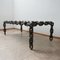 Large Belgian Brutalist Iron Chain Coffee Table 6