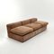 Suede Leather 711 Sofa Bed by Tito Agnoli for Cinova, 1960s 3