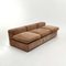 Suede Leather 711 Sofa Bed by Tito Agnoli for Cinova, 1960s, Image 3