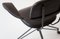Italian Black Metal and Leatherette Desk Chair by Gastone Rinaldi for Rima, Image 7