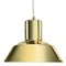 Lámpara colgante de fábrica de espejo dorado de Mineheart, Imagen 1