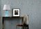 Lámpara de mesa Little Crush II con base en azul cielo y pantalla gris de Mineheart, Imagen 3