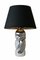 Lampe de Bureau Little Crush II avec Base en Argent & Abat-Jour Noir de Mineheart 1