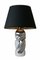 Little Crush II Table Lamp with Silver Base & Black Shade from Mineheart 1