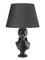 Black Waterloo Table Lamp with New Shade from Mineheart, Image 1