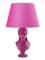 Lámpara de mesa Waterloo en rosa con pantalla rosa de Mineheart, Imagen 1