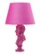 Lampada da tavolo Waterloo rosa con paralume rosa di Mineheart, Immagine 2