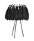 All Black Feather Table Lamp from Mineheart 1