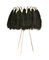 Black Feather Table Lamp from Mineheart, Image 1