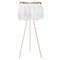 Feather Floor Lamp in White from Mineheart 1