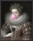 Große bedruckte Bubblegum Portrait 3 Leinwand von Mineheart 1