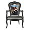 Blue Mark Portrait Printed Armchair from Mineheart, Image 2