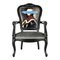 Blue Mark Portrait Printed Armchair from Mineheart 1