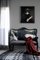 Grey Velvet Sofa with Butterfly White on Mine from Mineheart 5