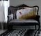 Grey Velvet Sofa with Graffiti Graphic from Mineheart 4