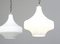 Mid-Century Opaline Pendant Lights, 1950s 1