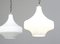 Mid-Century Opaline Pendant Lights, 1950s, Image 1